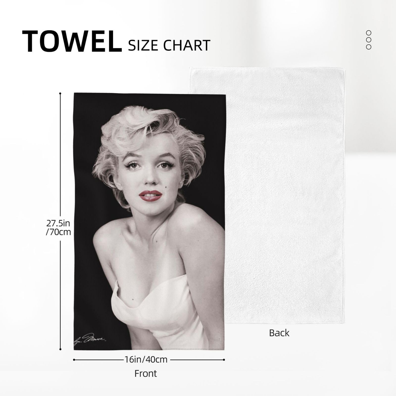 Amazon｜マリリンモンロー 2 フェイス タオル フェイスタオル 薄手 速